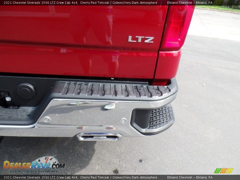 2021 Chevrolet Silverado 1500 LTZ Crew Cab 4x4 Cherry Red Tintcoat / Gideon/Very Dark Atmosphere Photo #14