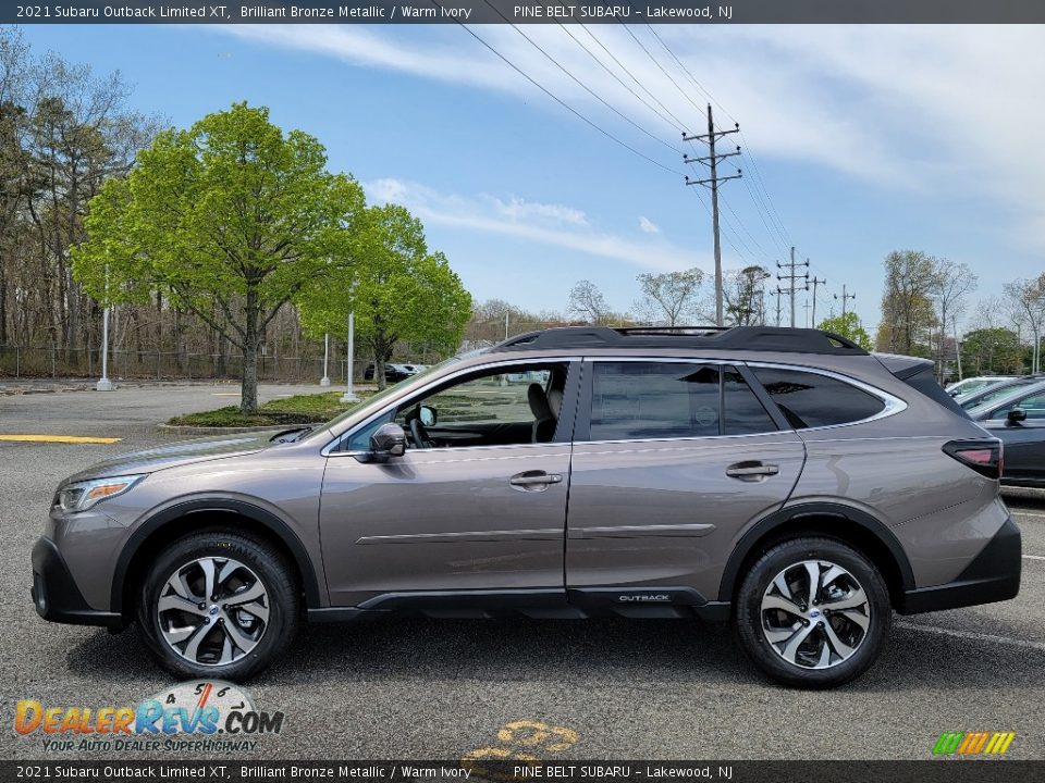 2021 Subaru Outback Limited XT Brilliant Bronze Metallic / Warm Ivory Photo #4