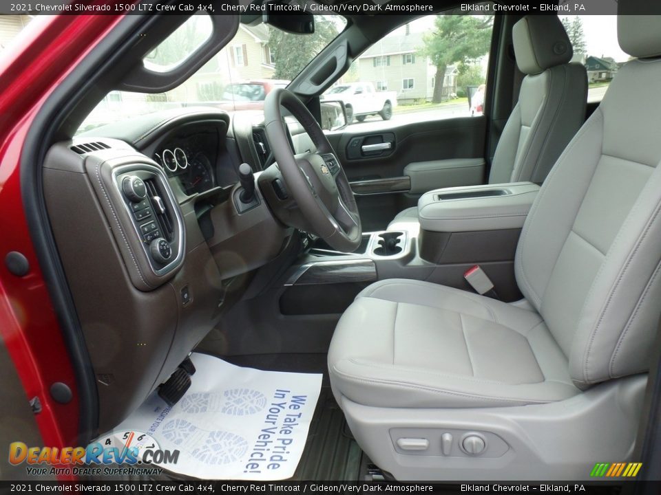 Front Seat of 2021 Chevrolet Silverado 1500 LTZ Crew Cab 4x4 Photo #19