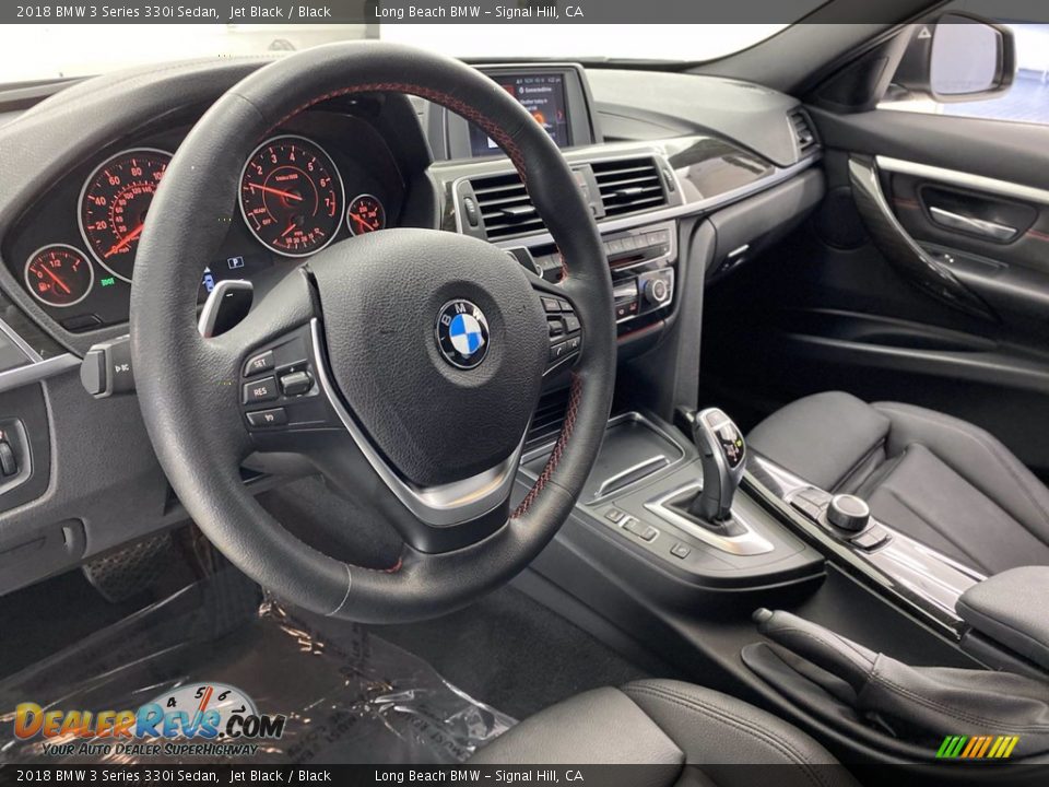 2018 BMW 3 Series 330i Sedan Jet Black / Black Photo #15