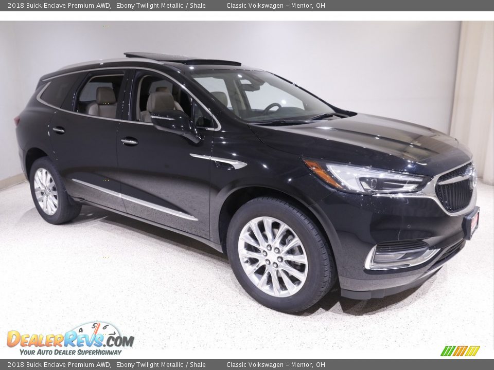 2018 Buick Enclave Premium AWD Ebony Twilight Metallic / Shale Photo #1