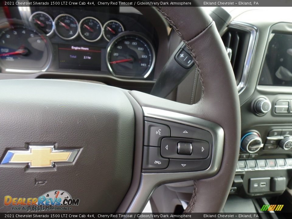 2021 Chevrolet Silverado 1500 LTZ Crew Cab 4x4 Steering Wheel Photo #22