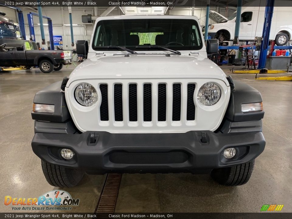 2021 Jeep Wrangler Sport 4x4 Bright White / Black Photo #2