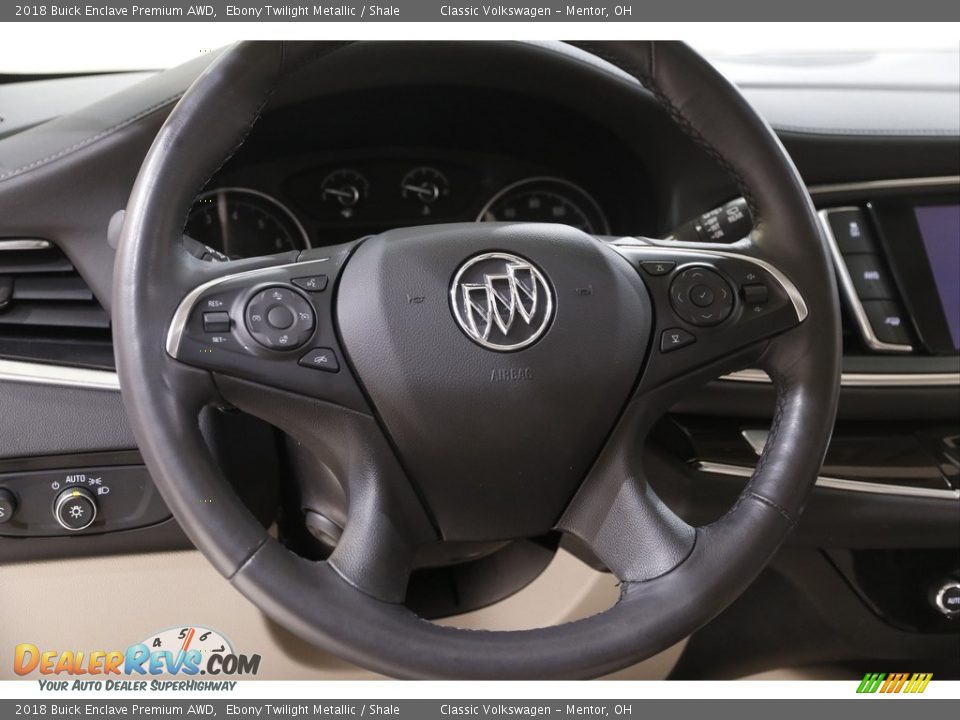 2018 Buick Enclave Premium AWD Ebony Twilight Metallic / Shale Photo #7