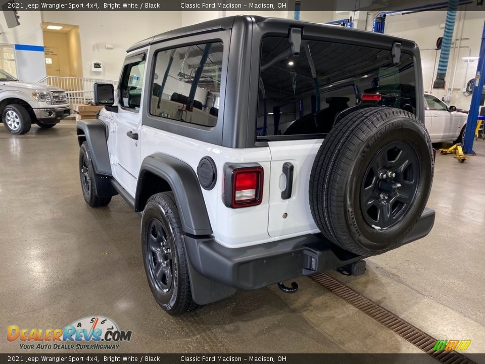2021 Jeep Wrangler Sport 4x4 Bright White / Black Photo #4