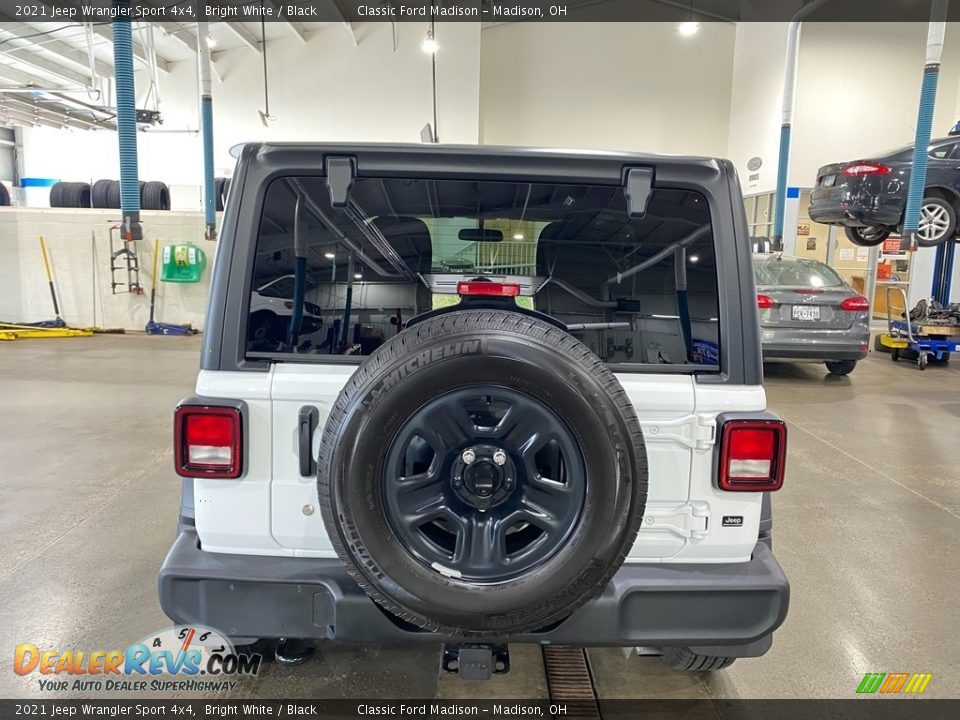 2021 Jeep Wrangler Sport 4x4 Bright White / Black Photo #5