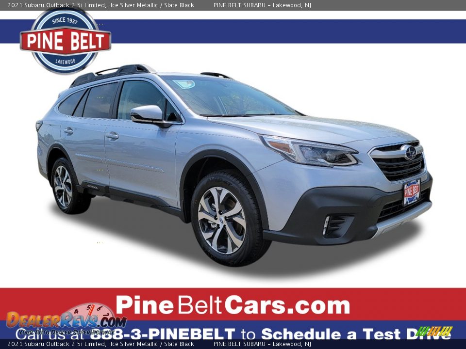 2021 Subaru Outback 2.5i Limited Ice Silver Metallic / Slate Black Photo #1