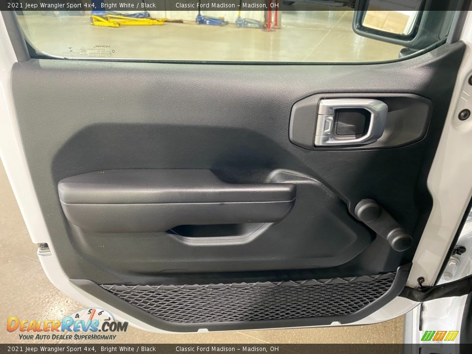 2021 Jeep Wrangler Sport 4x4 Bright White / Black Photo #7