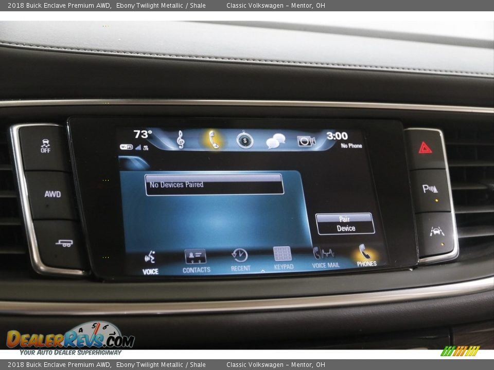 2018 Buick Enclave Premium AWD Ebony Twilight Metallic / Shale Photo #11