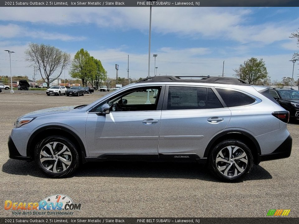 2021 Subaru Outback 2.5i Limited Ice Silver Metallic / Slate Black Photo #4