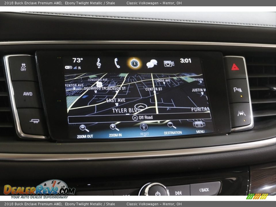 2018 Buick Enclave Premium AWD Ebony Twilight Metallic / Shale Photo #12