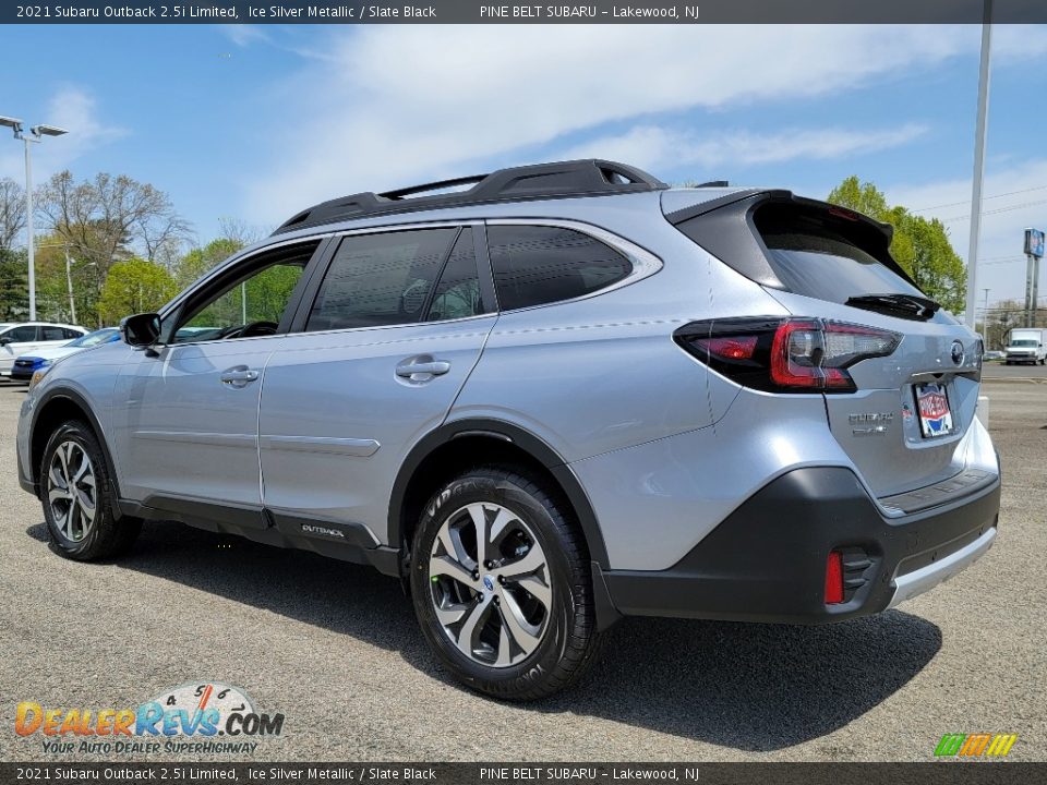 2021 Subaru Outback 2.5i Limited Ice Silver Metallic / Slate Black Photo #6