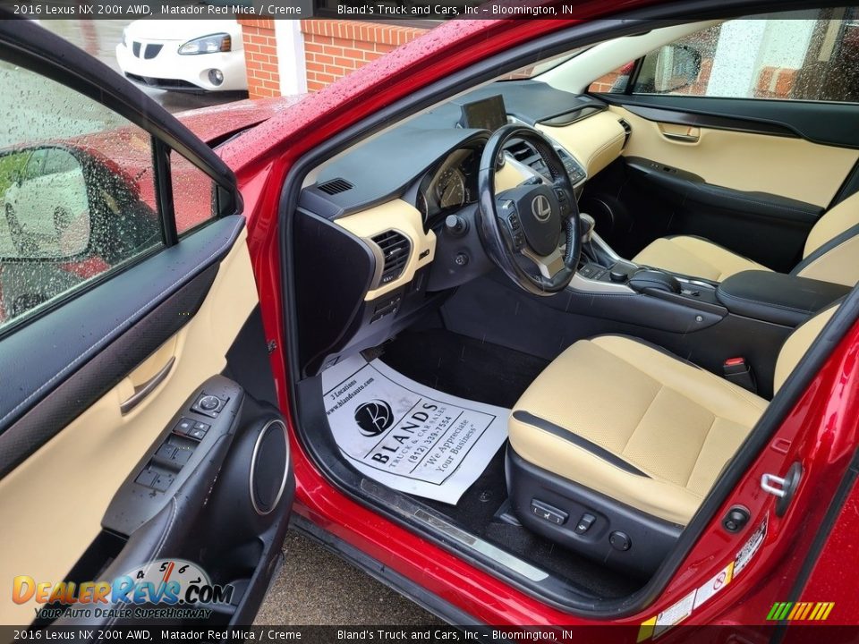 Front Seat of 2016 Lexus NX 200t AWD Photo #2