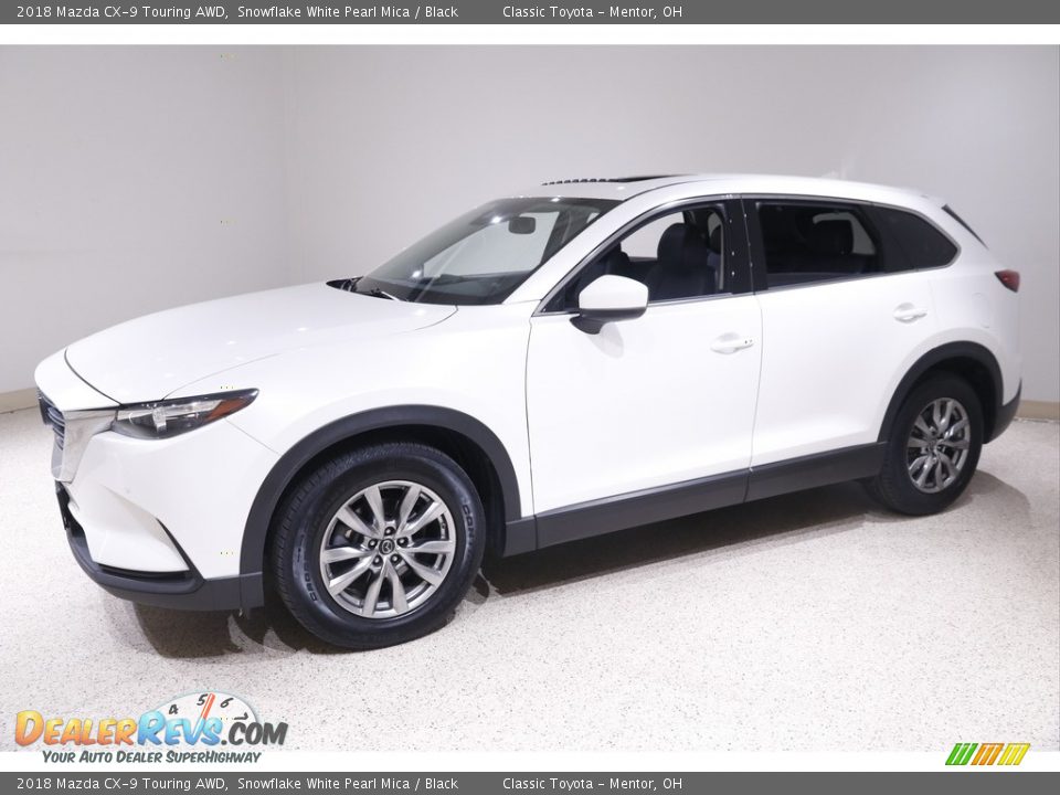 2018 Mazda CX-9 Touring AWD Snowflake White Pearl Mica / Black Photo #3