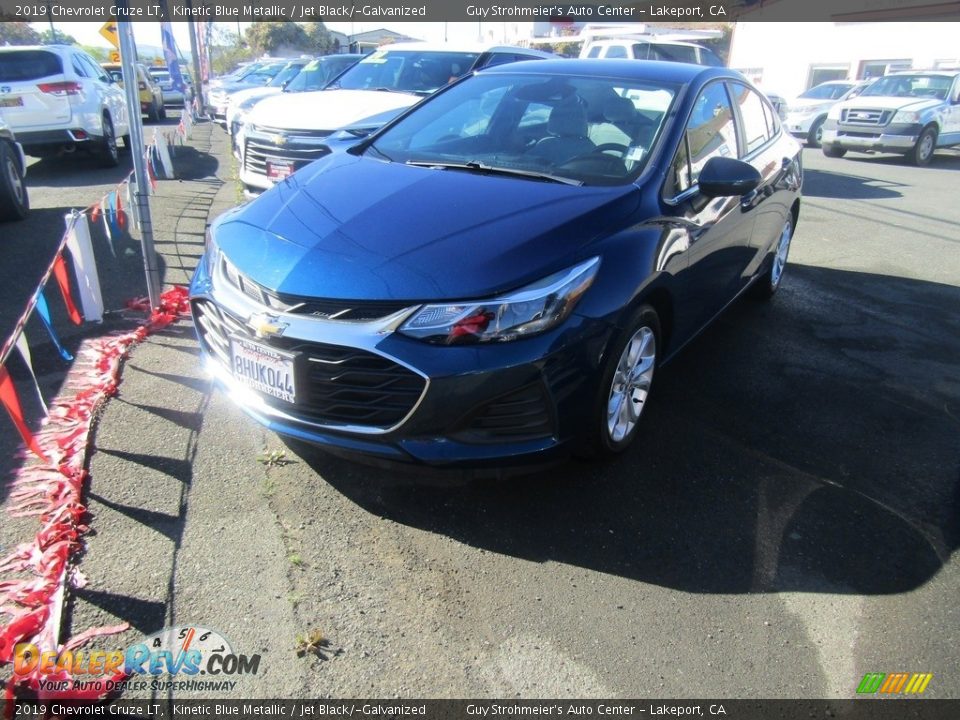 2019 Chevrolet Cruze LT Kinetic Blue Metallic / Jet Black/­Galvanized Photo #2