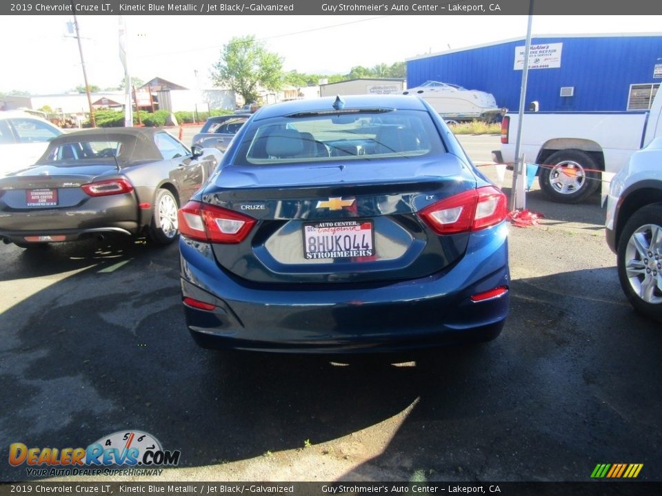 2019 Chevrolet Cruze LT Kinetic Blue Metallic / Jet Black/­Galvanized Photo #3