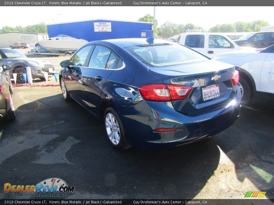 2019 Chevrolet Cruze LT Kinetic Blue Metallic / Jet Black/­Galvanized Photo #4