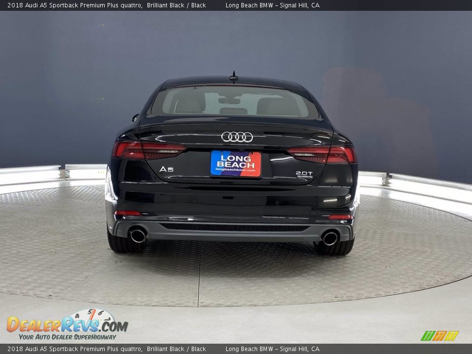 2018 Audi A5 Sportback Premium Plus quattro Brilliant Black / Black Photo #4