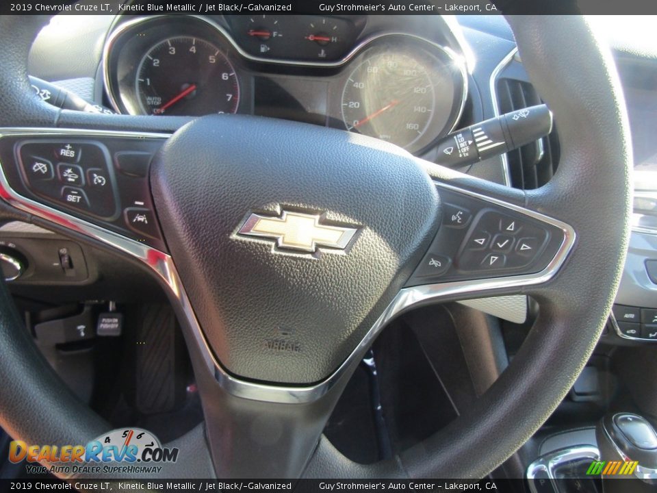 2019 Chevrolet Cruze LT Kinetic Blue Metallic / Jet Black/­Galvanized Photo #11