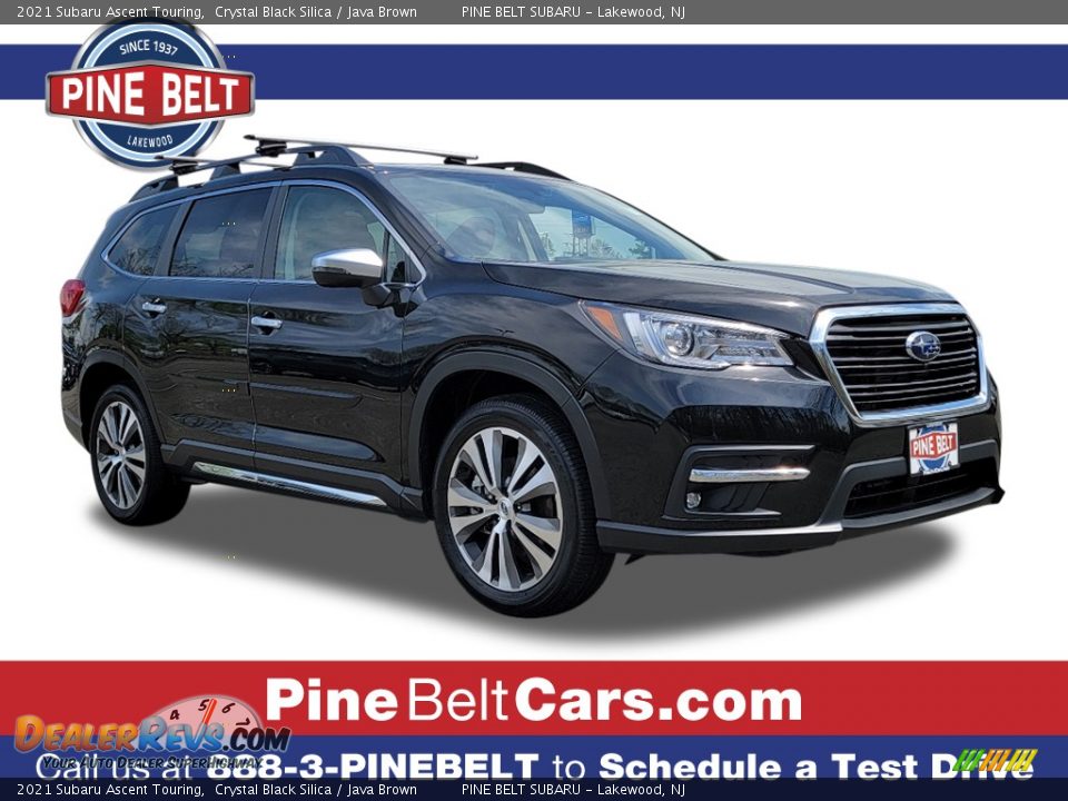 2021 Subaru Ascent Touring Crystal Black Silica / Java Brown Photo #1