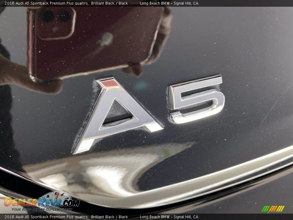 2018 Audi A5 Sportback Premium Plus quattro Brilliant Black / Black Photo #11