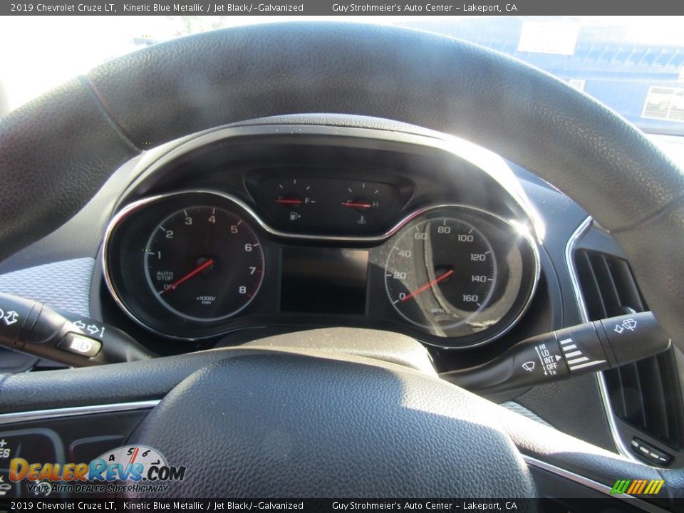 2019 Chevrolet Cruze LT Kinetic Blue Metallic / Jet Black/­Galvanized Photo #12