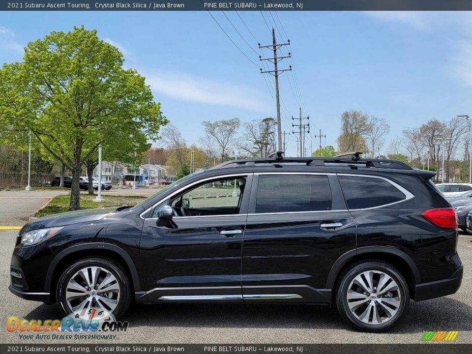 2021 Subaru Ascent Touring Crystal Black Silica / Java Brown Photo #4