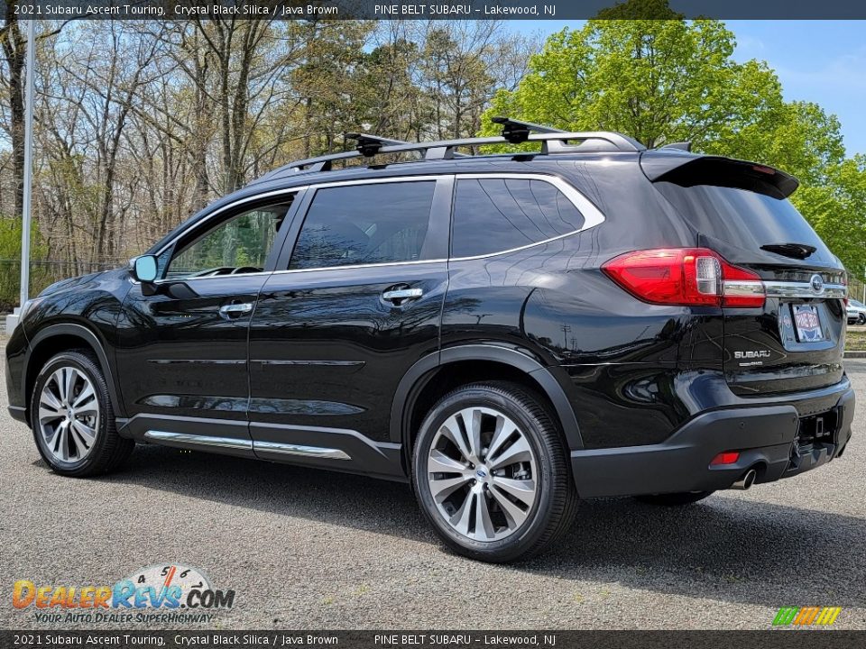 2021 Subaru Ascent Touring Crystal Black Silica / Java Brown Photo #6