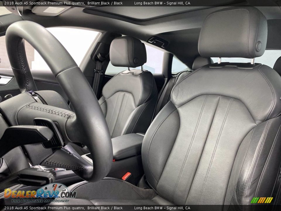 Front Seat of 2018 Audi A5 Sportback Premium Plus quattro Photo #16
