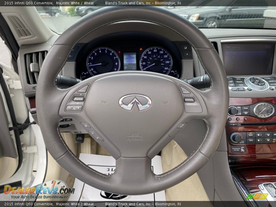 2015 Infiniti Q60 Convertible Steering Wheel Photo #23