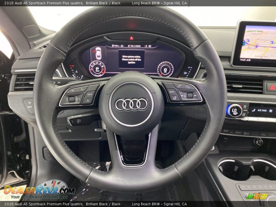2018 Audi A5 Sportback Premium Plus quattro Steering Wheel Photo #17