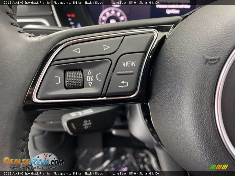 2018 Audi A5 Sportback Premium Plus quattro Steering Wheel Photo #18