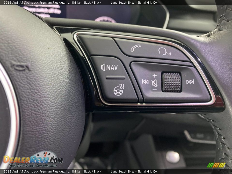 2018 Audi A5 Sportback Premium Plus quattro Steering Wheel Photo #19