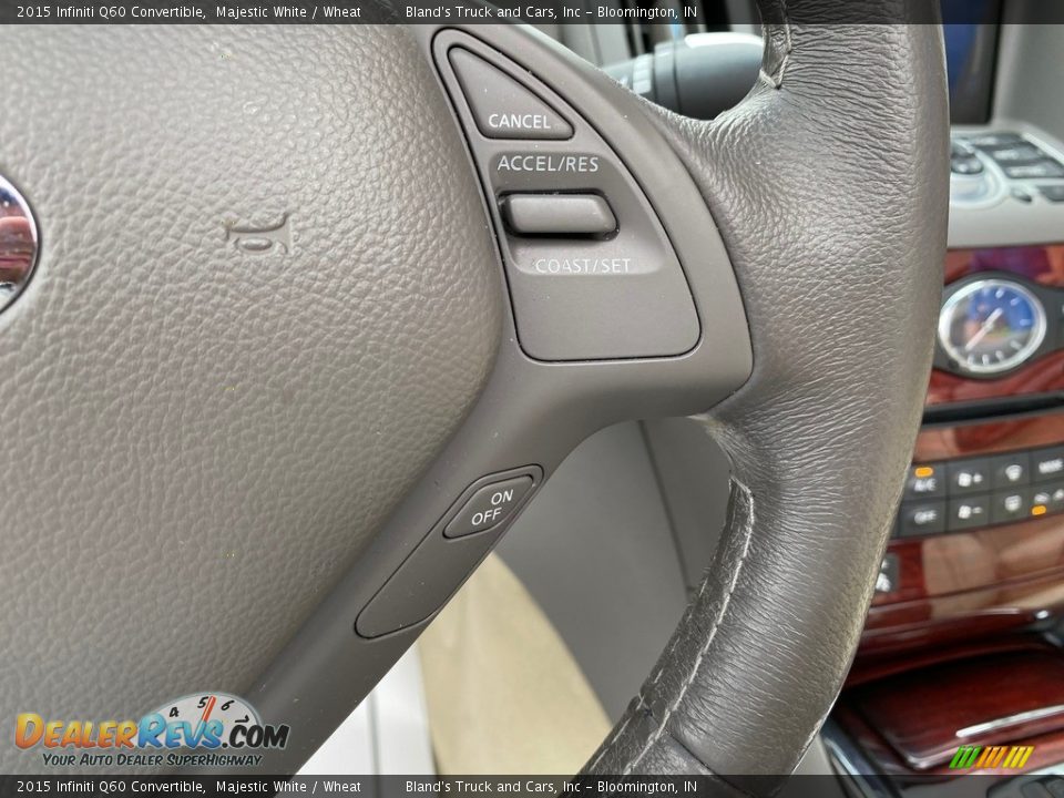 2015 Infiniti Q60 Convertible Steering Wheel Photo #27