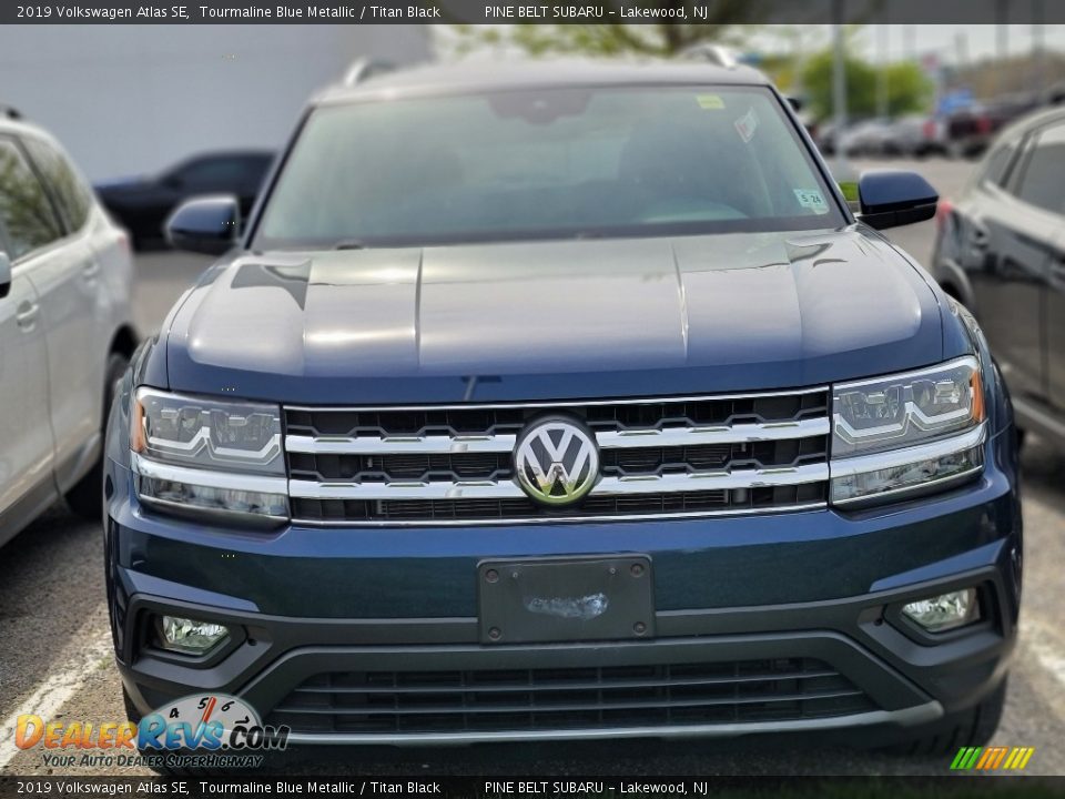 2019 Volkswagen Atlas SE Tourmaline Blue Metallic / Titan Black Photo #2