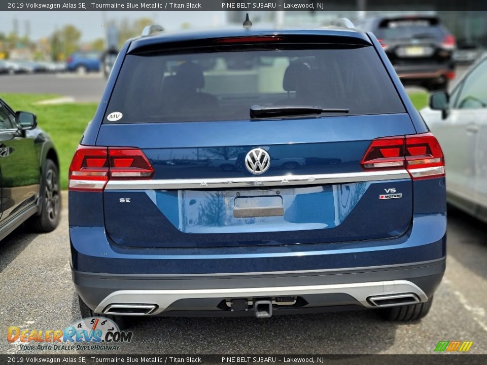 2019 Volkswagen Atlas SE Tourmaline Blue Metallic / Titan Black Photo #4
