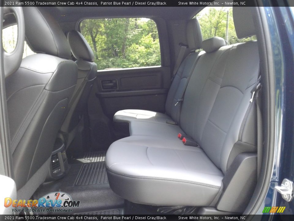 Rear Seat of 2021 Ram 5500 Tradesman Crew Cab 4x4 Chassis Photo #12