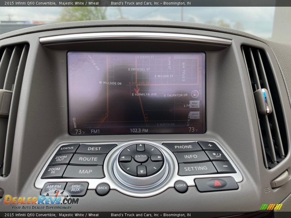 Controls of 2015 Infiniti Q60 Convertible Photo #35