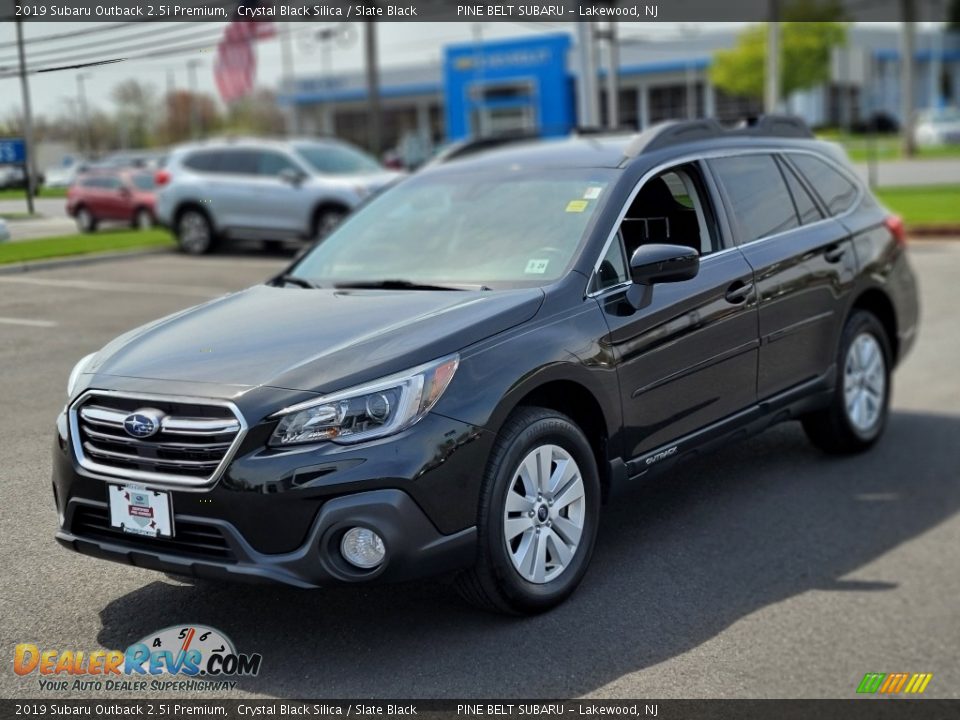 2019 Subaru Outback 2.5i Premium Crystal Black Silica / Slate Black Photo #1