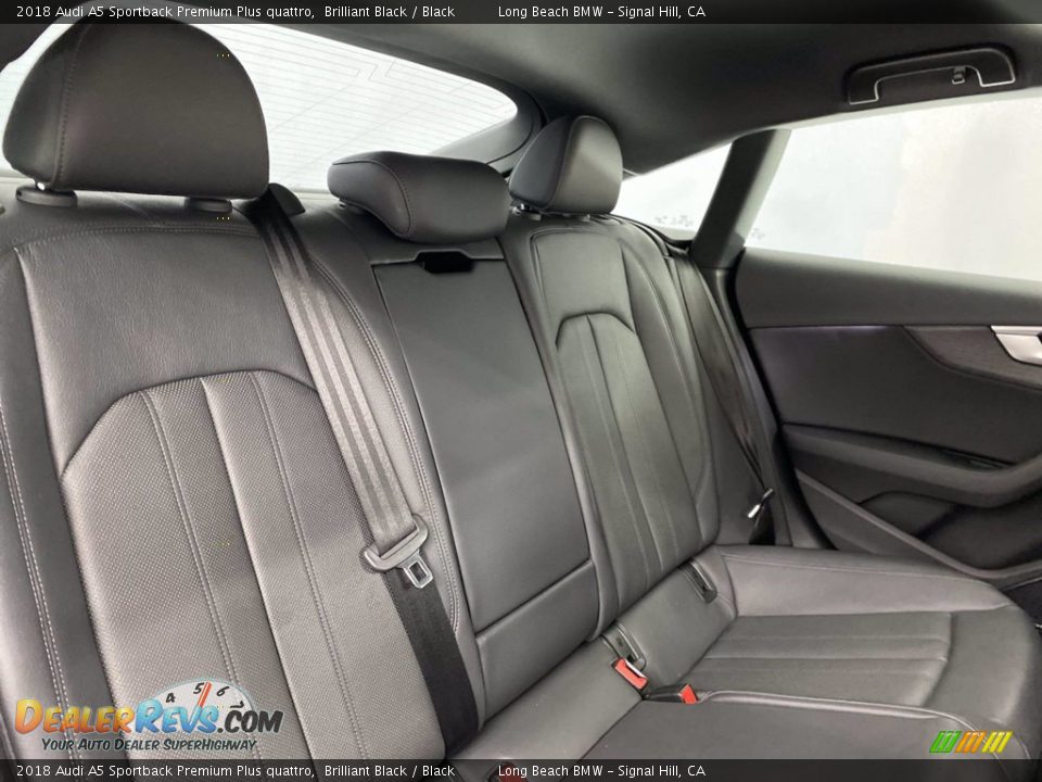 Rear Seat of 2018 Audi A5 Sportback Premium Plus quattro Photo #34
