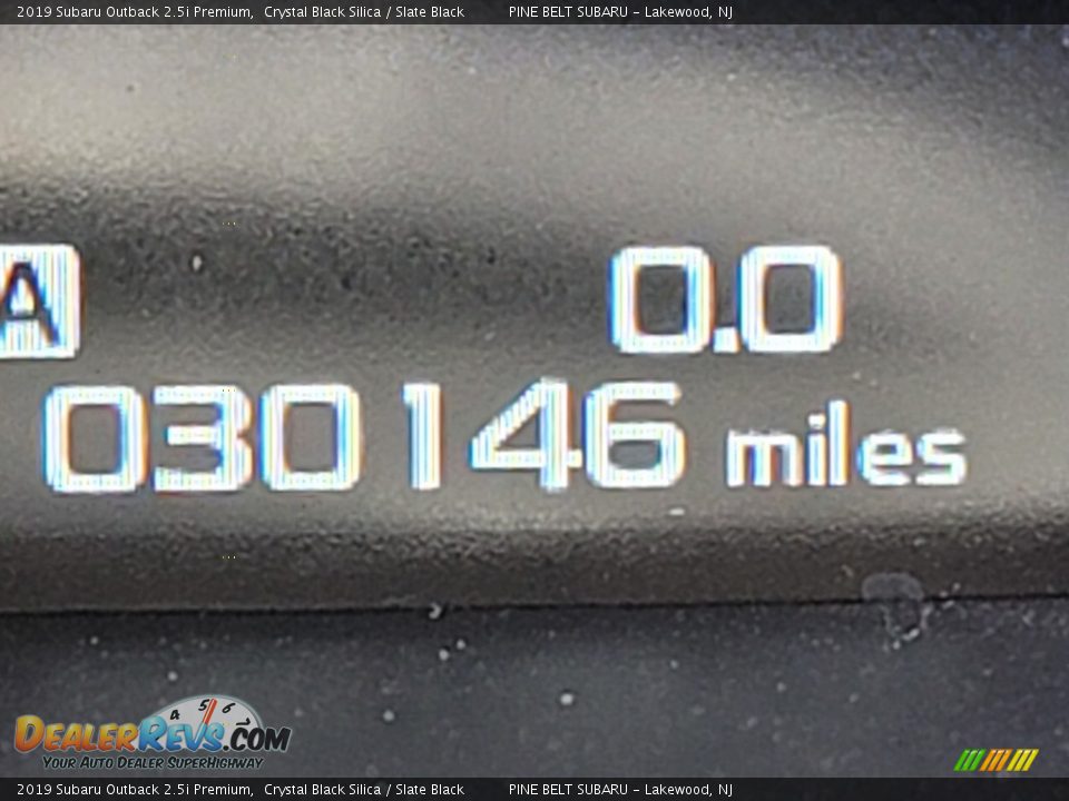 2019 Subaru Outback 2.5i Premium Crystal Black Silica / Slate Black Photo #3
