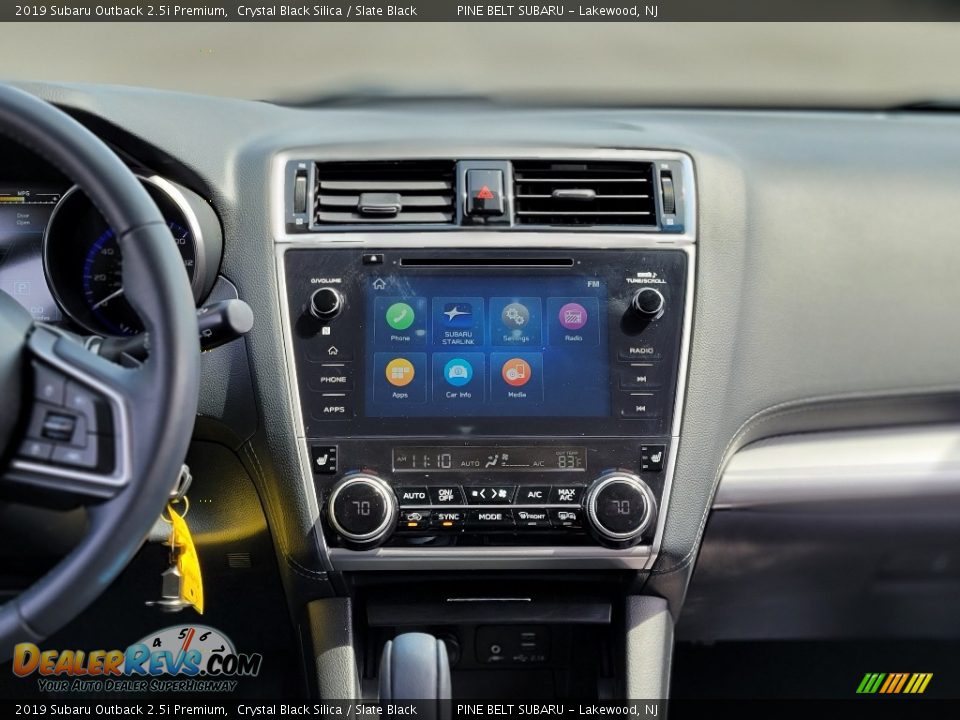 2019 Subaru Outback 2.5i Premium Crystal Black Silica / Slate Black Photo #4
