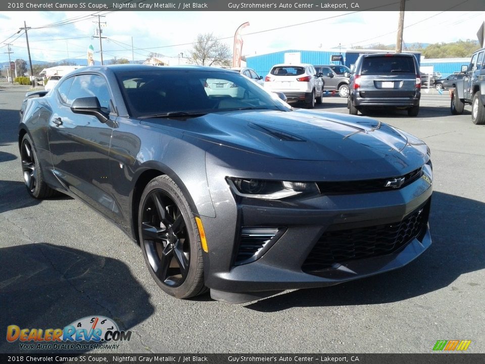 2018 Chevrolet Camaro SS Coupe Nightfall Gray Metallic / Jet Black Photo #1