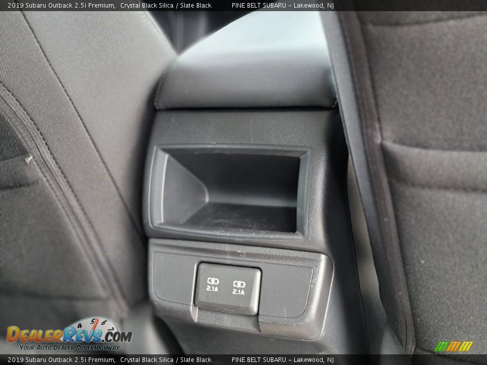 2019 Subaru Outback 2.5i Premium Crystal Black Silica / Slate Black Photo #9