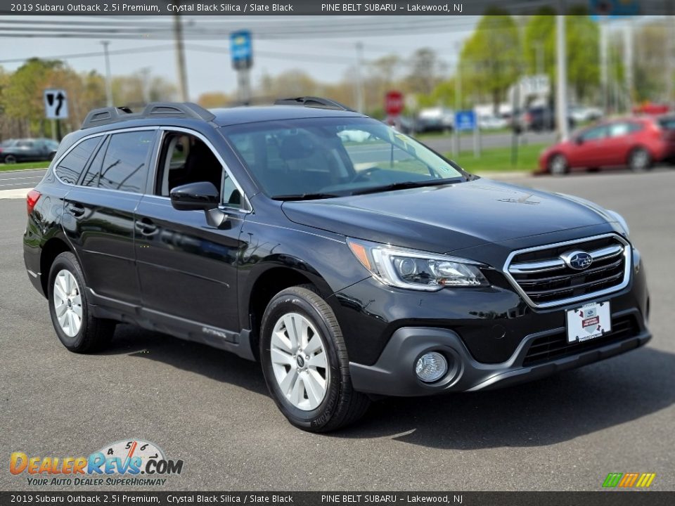 2019 Subaru Outback 2.5i Premium Crystal Black Silica / Slate Black Photo #13