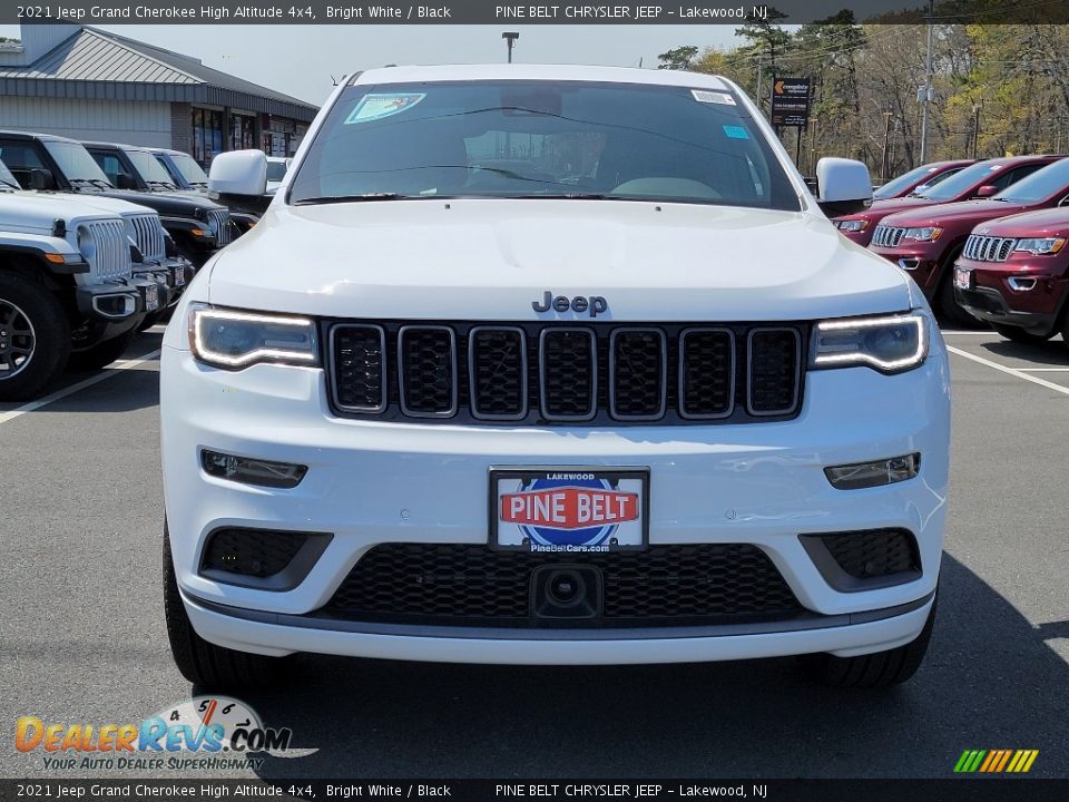 2021 Jeep Grand Cherokee High Altitude 4x4 Bright White / Black Photo #2