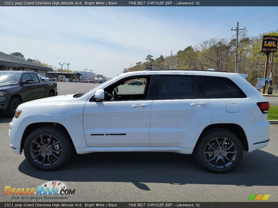 2021 Jeep Grand Cherokee High Altitude 4x4 Bright White / Black Photo #3
