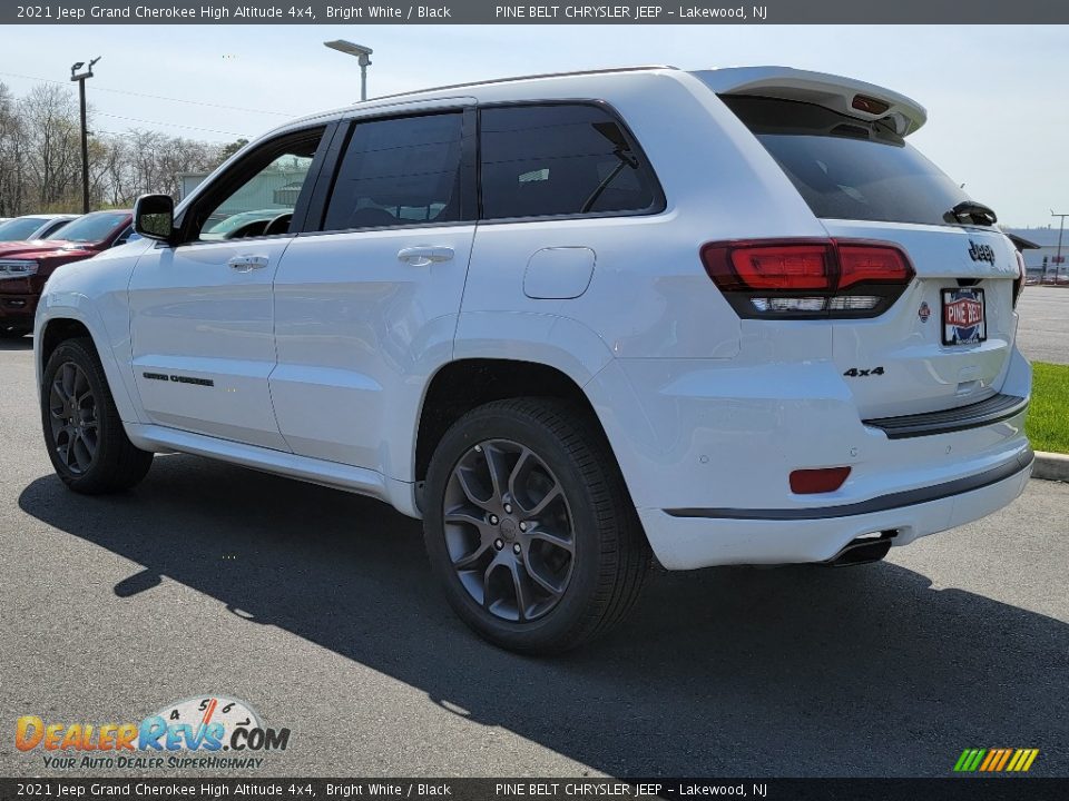 2021 Jeep Grand Cherokee High Altitude 4x4 Bright White / Black Photo #4