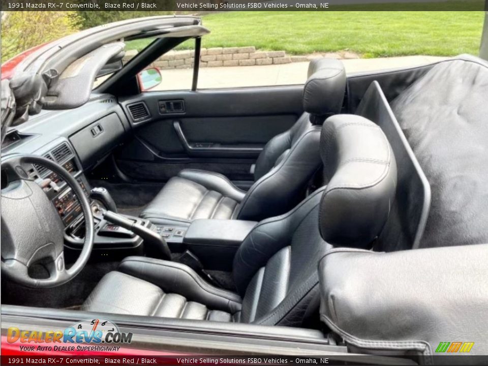Front Seat of 1991 Mazda RX-7 Convertible Photo #3