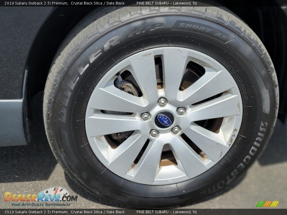 2019 Subaru Outback 2.5i Premium Crystal Black Silica / Slate Black Photo #21